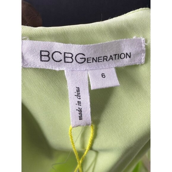 NWT BCBGeneration‎ Womens 6 Melon One Shoulder Ruff - Picture 5 of 8